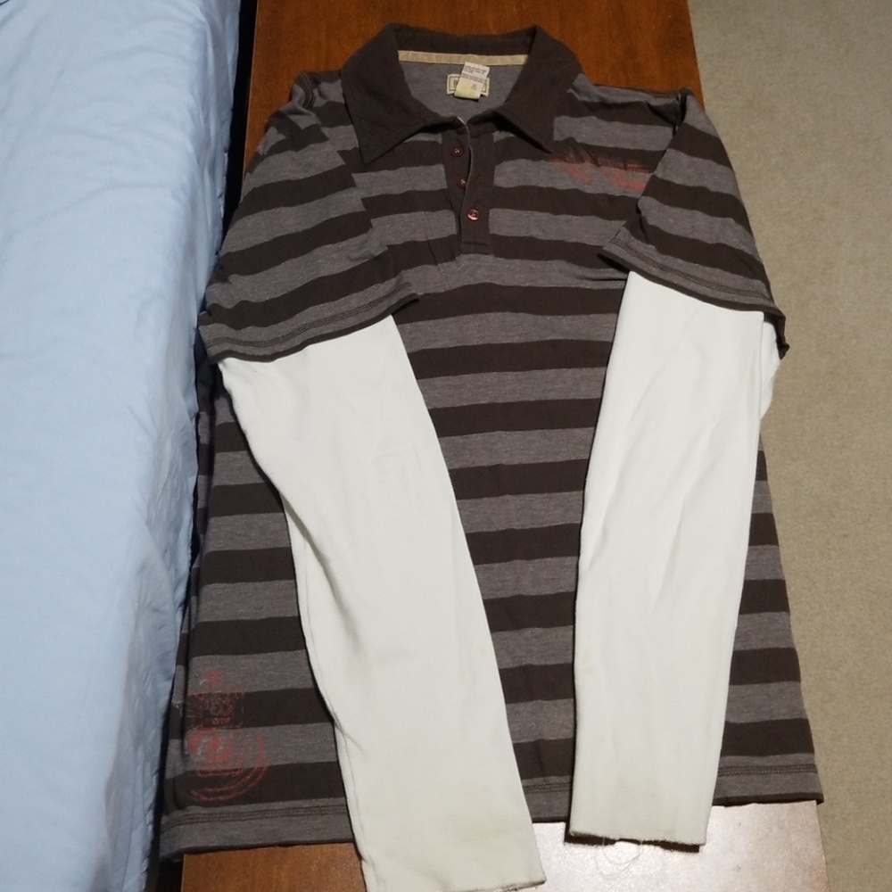 Mens Long Sleeve Shirt Buffalo